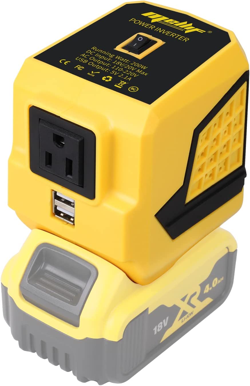 Modify Dewalt Battery generator: 18V to 120v Battery Inverter Power station - Mellif Tools