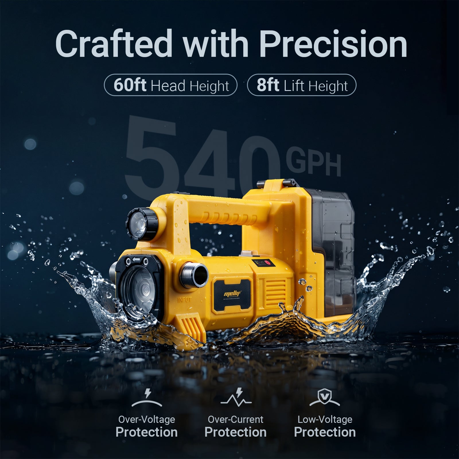 Mellif MFBRWP01 Water Pump Pro