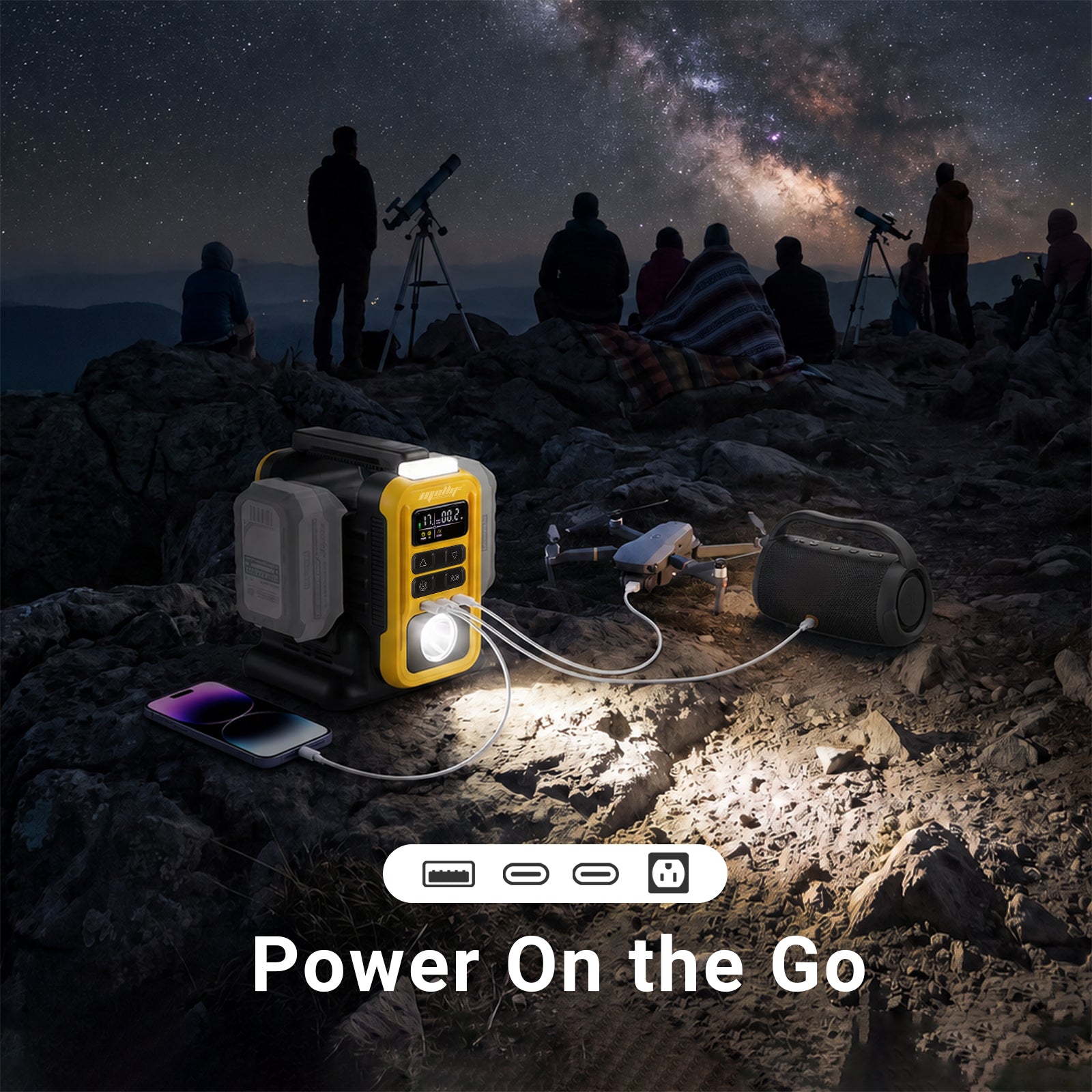 Mellif 350W Pure Sine Wave Power Inverter(PIT350-01)
