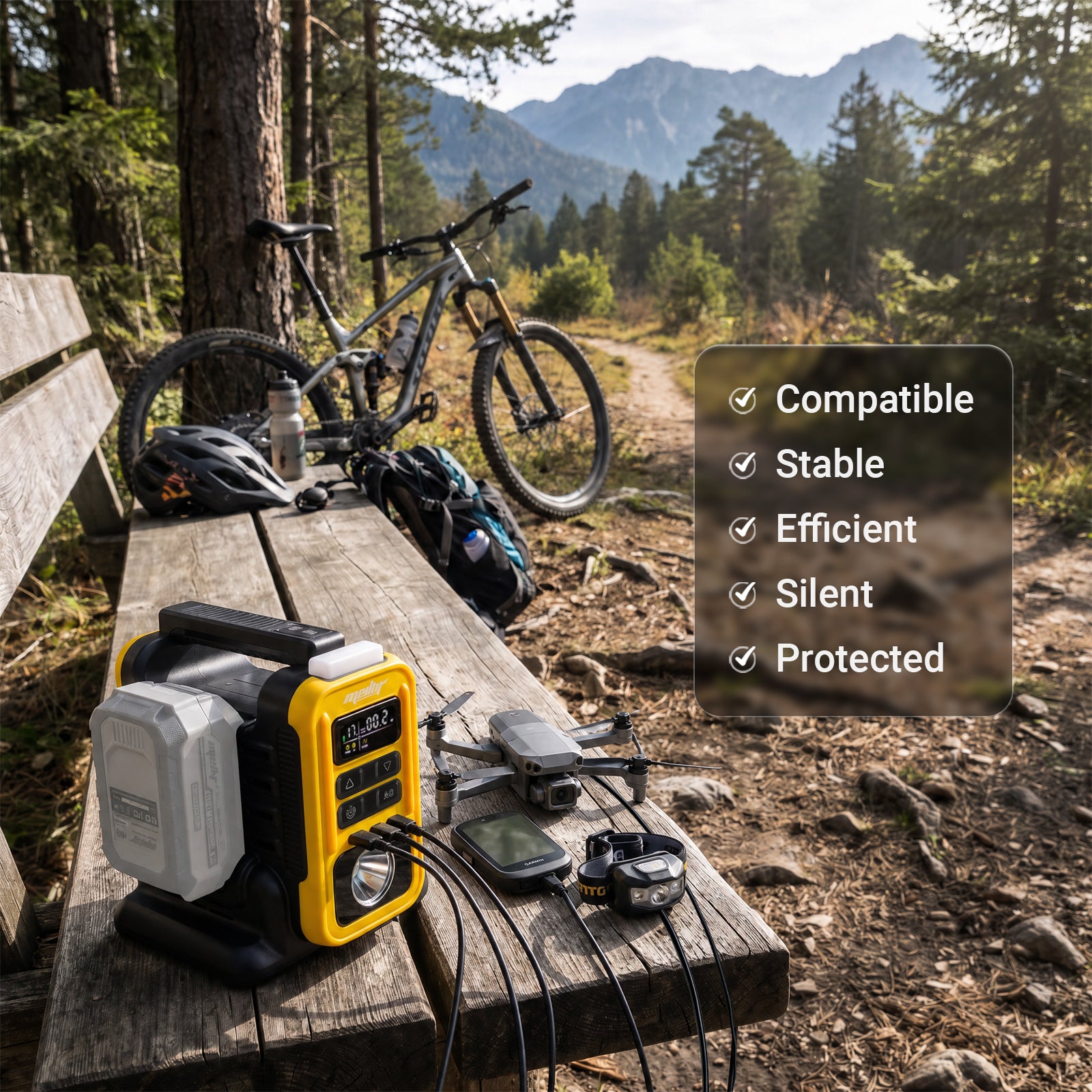 Mellif 350W Pure Sine Wave Power Inverter(PIT350-01)