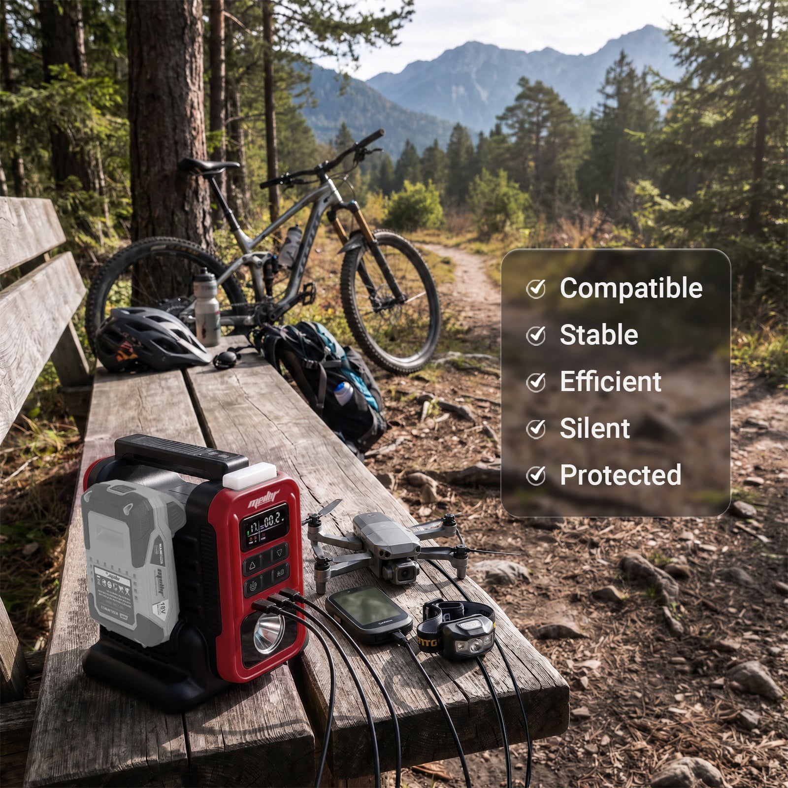 Mellif 350W Pure Sine Wave Power Inverter(PIT350-02)