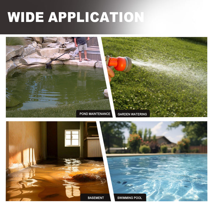 Mellif Water Transfer Pump Pro, Milwaukee Compatible (Tool Only)