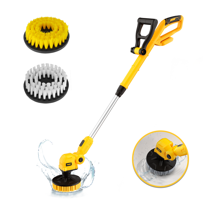 Nettoyeur rotatif sans fil Mellif compatible avec la batterie Dewalt 20 V MAX (batterie non incluse)