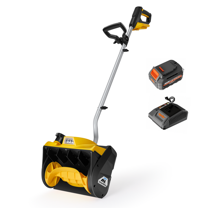 QESOO 12" Cordless Snow Shovel,DeWalt Compatible