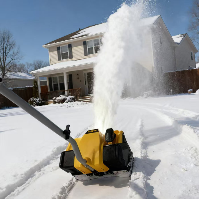 QESOO 12" Cordless Snow Shovel,DeWalt Compatible