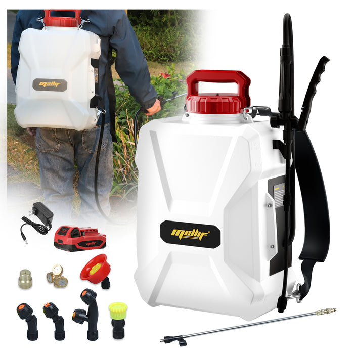 Mellif 3 Gallon/12L Backpack Sprayer, Compatible With Milwaukee 18V Battery