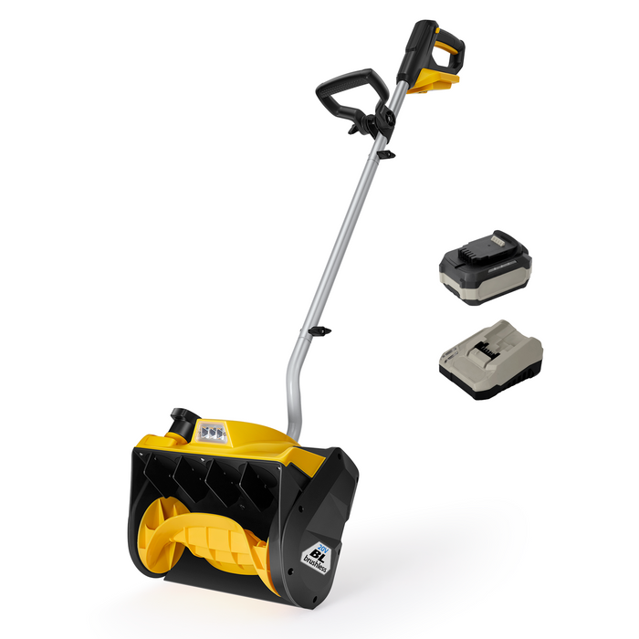 QESOO 12" Cordless Snow Shovel,DeWalt Compatible(Tool Only)