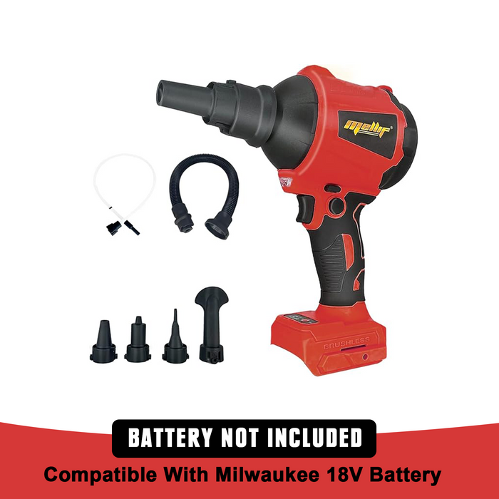 Dépoussiéreur Mellif, compatible avec la batterie Milwaukee M18 18 V (batterie non incluse)