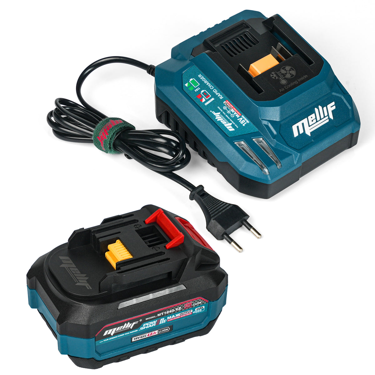 Mellif 18V 4.0Ah Battery & Charger,Replacement For Makita Battery