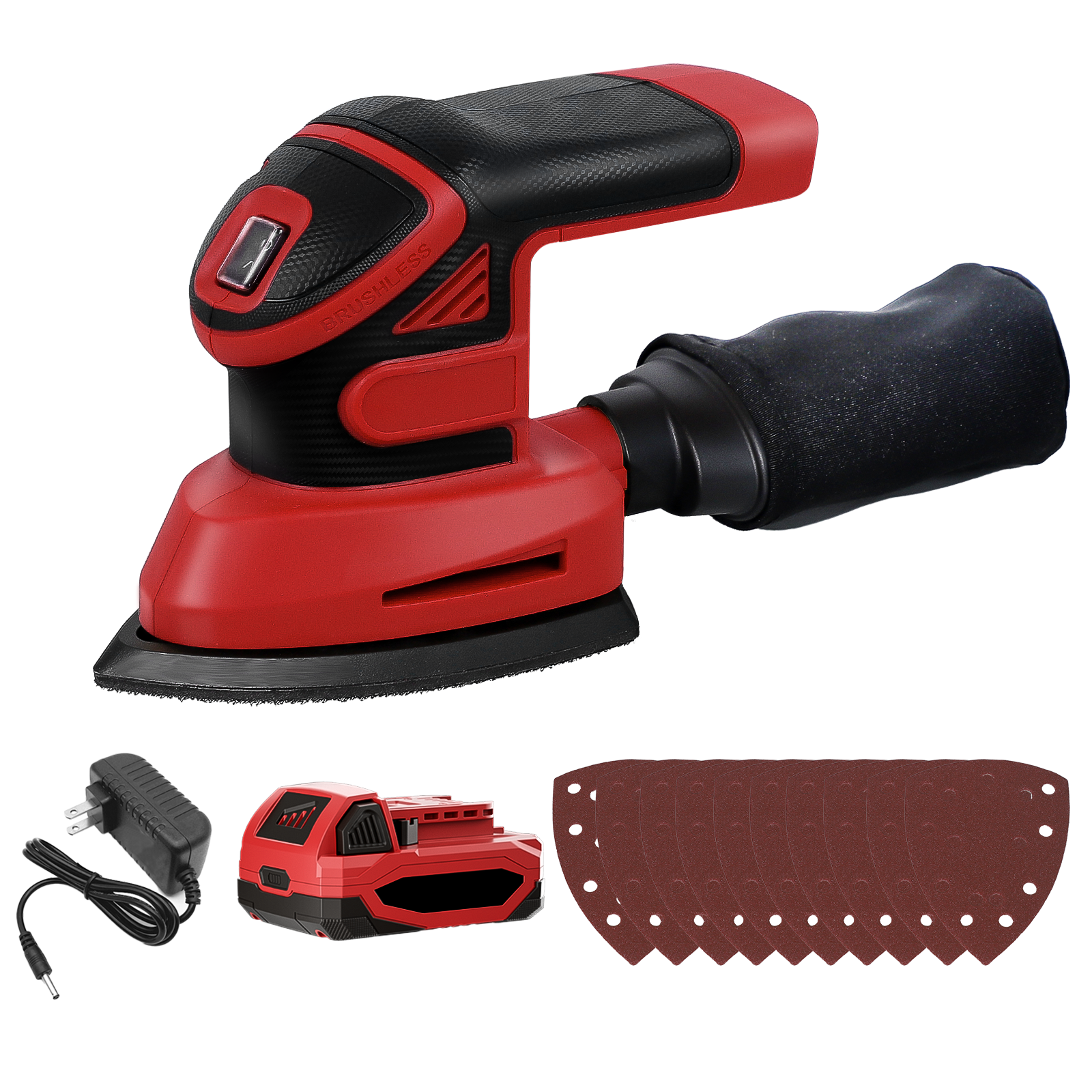 Mellif Brushless Detail Sander,Compatible With Milwaukee 18V Battery