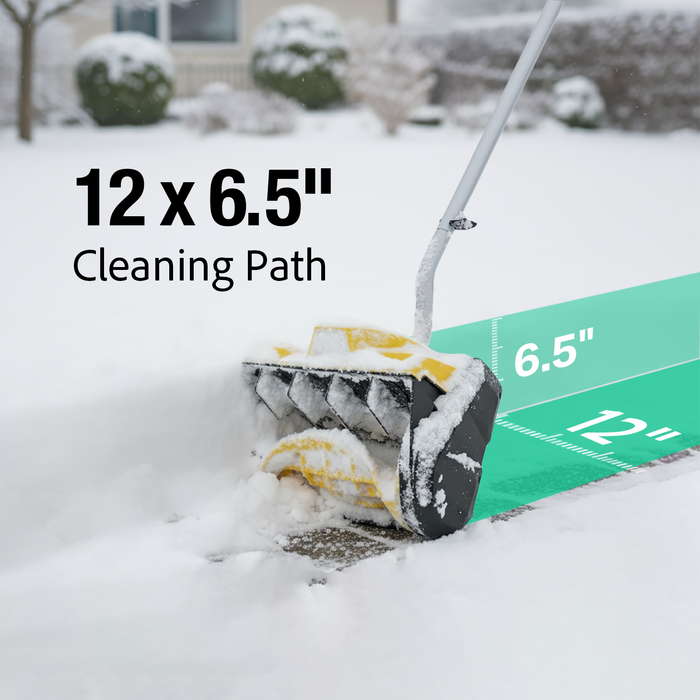 QESOO 12" Cordless Snow Shovel,DeWalt Compatible