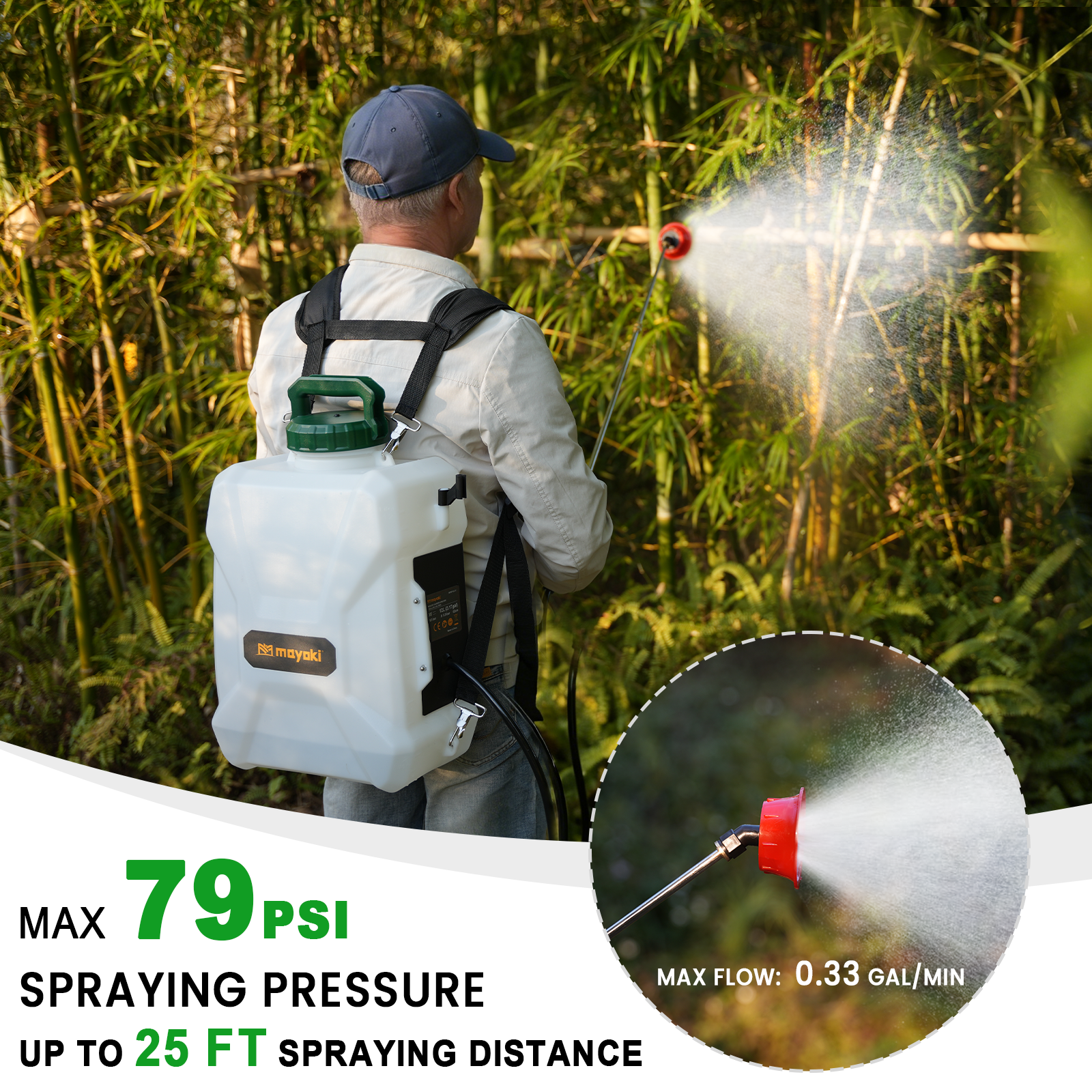 Mellif MFSPR12-03 Backpack Sprayer
