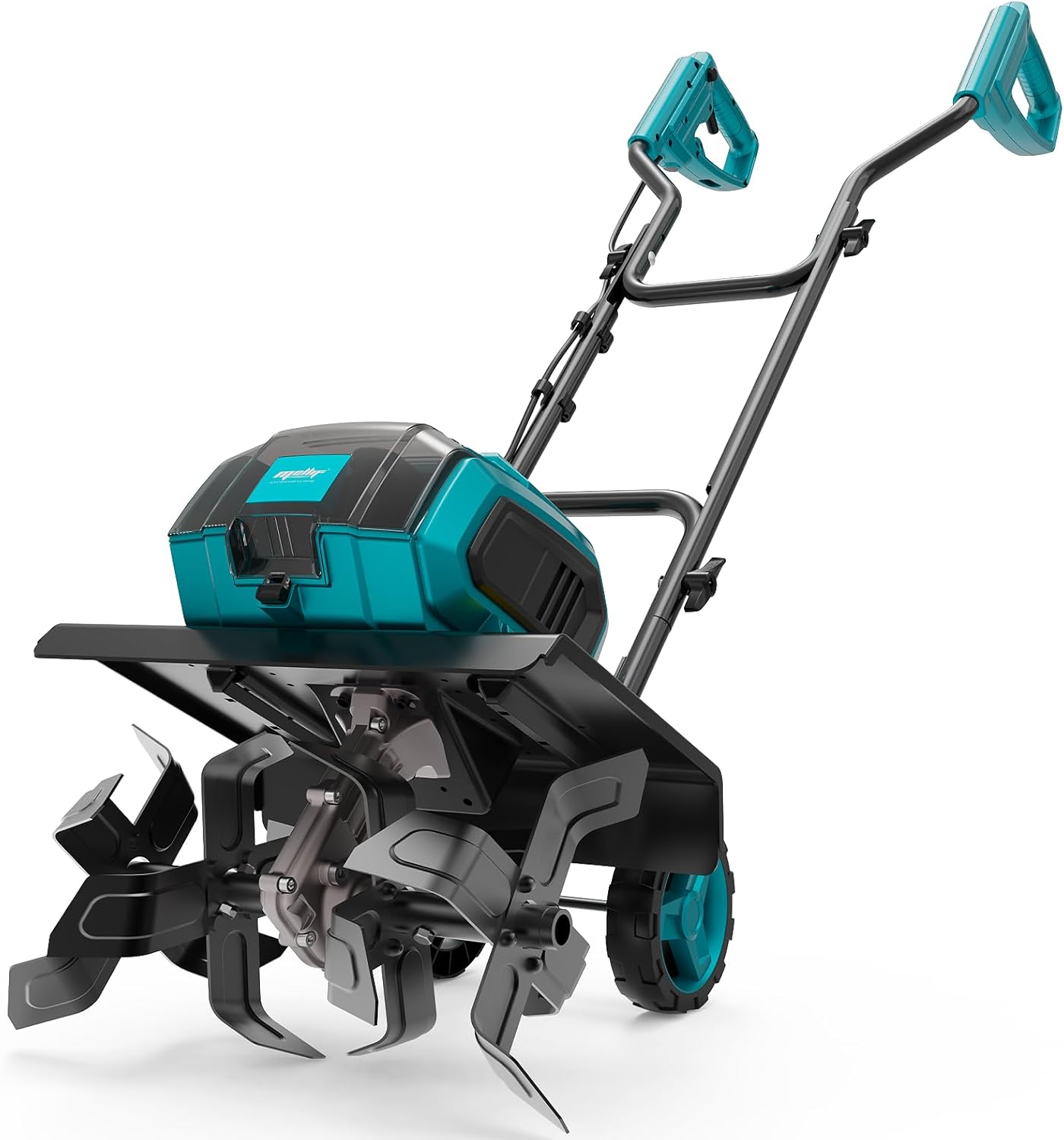 Mellif Cordless Garden Tiller/Cultivator,Compatible with Makita 18V Battery(Battery Not Included)