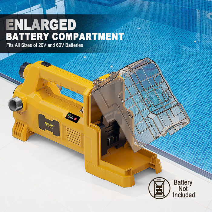 Mellif Water Transfer Pump Pro, Compatible With Dewalt 20V Max Battery