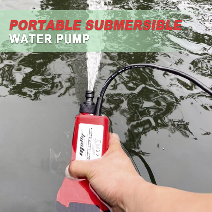 Pompe à eau submersible Mellif, compatible avec la batterie Milwaukee 18 V (batterie non incluse)