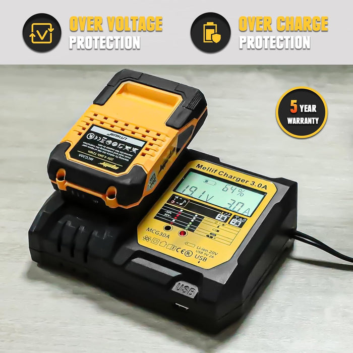 Kit chargeur Mellif avec batterie M20
