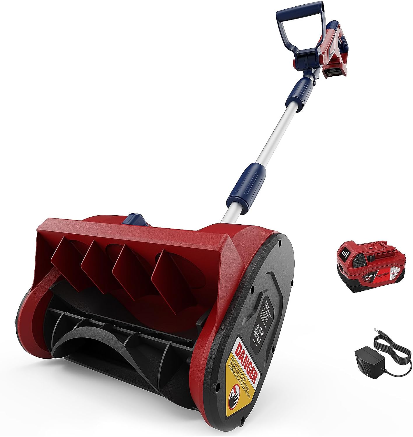 QESOO 12" Cordless 18V Snow Shovel