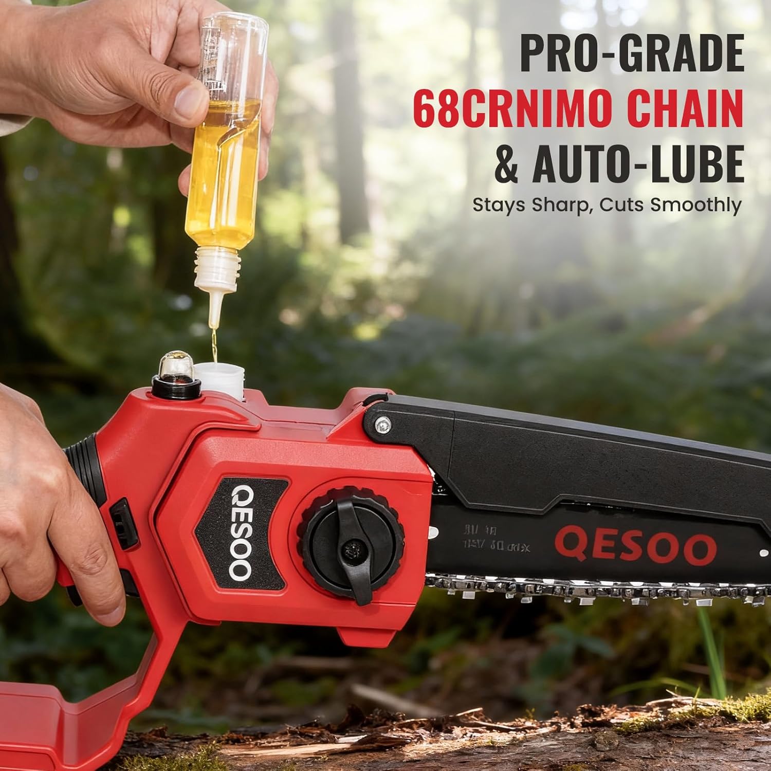 Brushless 8 inch Pole Saw & Mini Chainsaw,Compatible with Milwaukee 18V Battery(Tool Only)