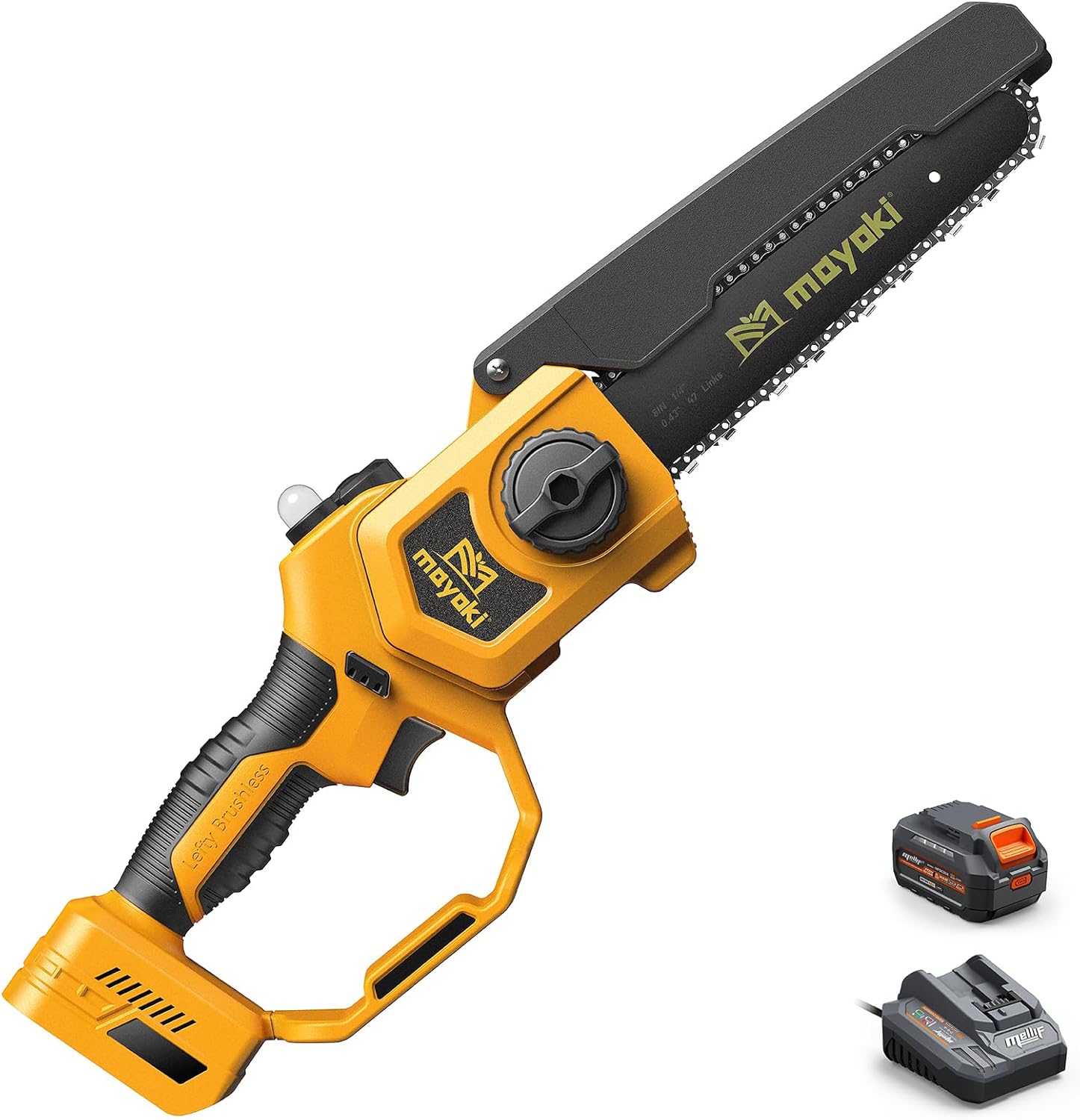 Mellif 8inch Chainsaw,Compatible With Dewalt Battery – Mellif Tools