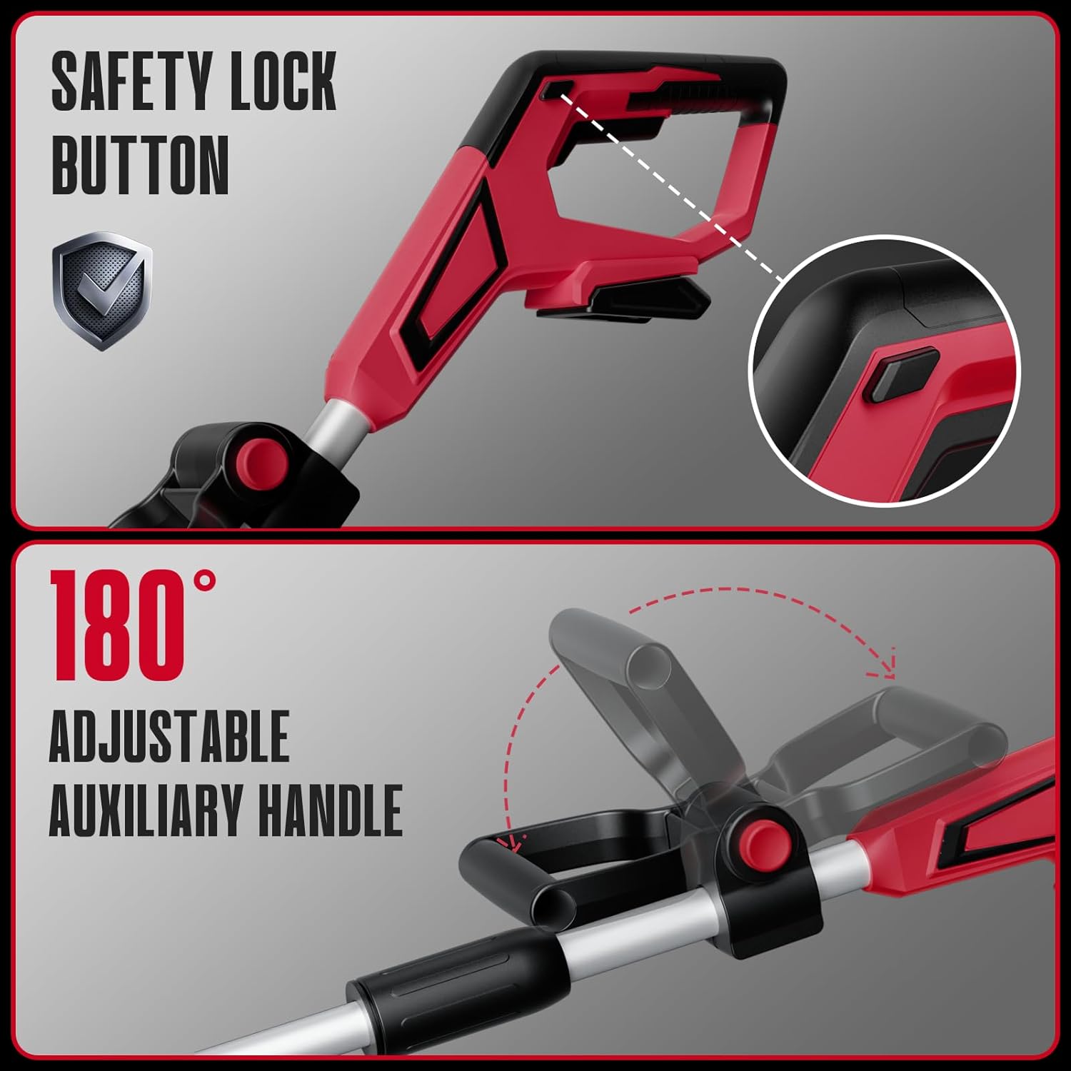 Mellif Brushless Lawn Edger/Trencher,Compatible with Milwaukee 18V Max Battery