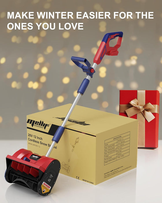 Pelle à neige sans fil Mellif 12 pouces compatible avec batterie Milwaukee 18 V