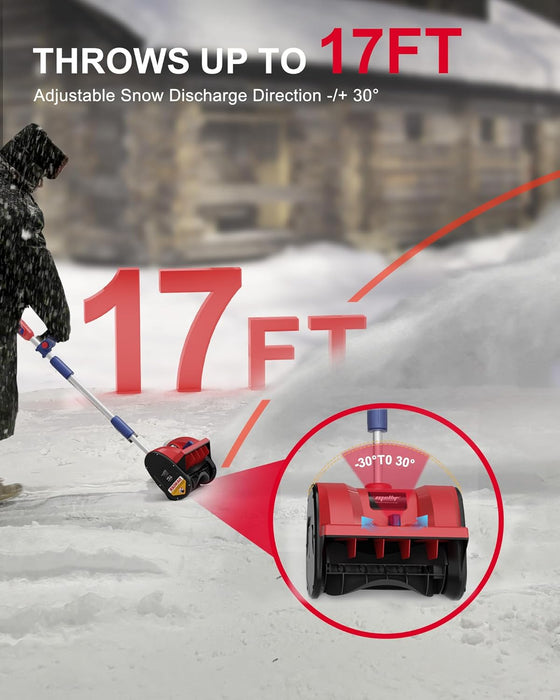 Pelle à neige sans fil Mellif 12 pouces compatible avec batterie Milwaukee 18 V