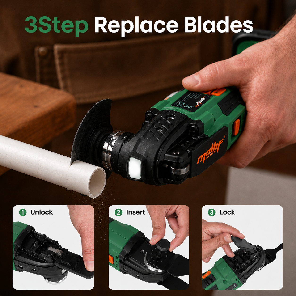 Mellif MFOMT03 Oscillating Multi Tool