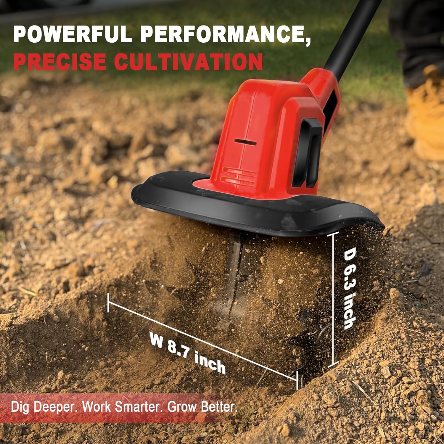 Mellif 270 RPM Garden Tiller