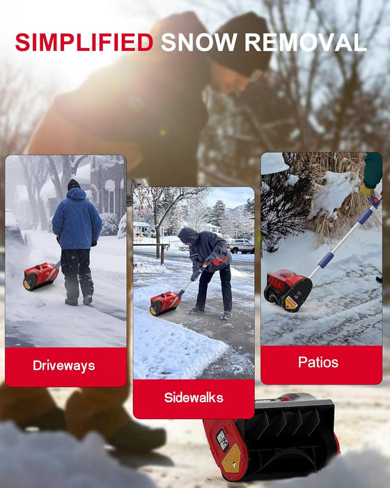 Pelle à neige sans fil Mellif 12 pouces compatible avec batterie Milwaukee 18 V