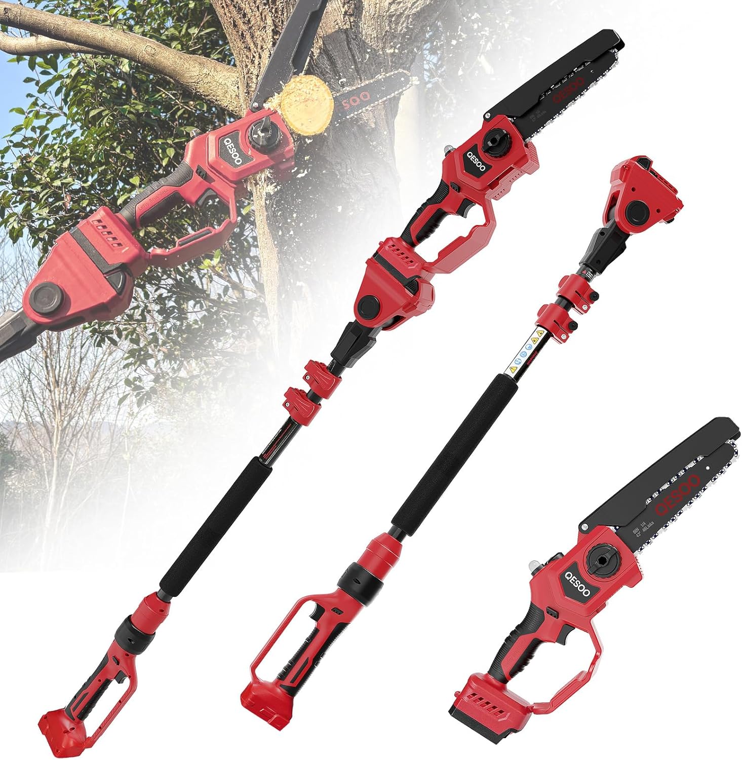 Mellif 2-in-1 8-inch Electric Pole Saw