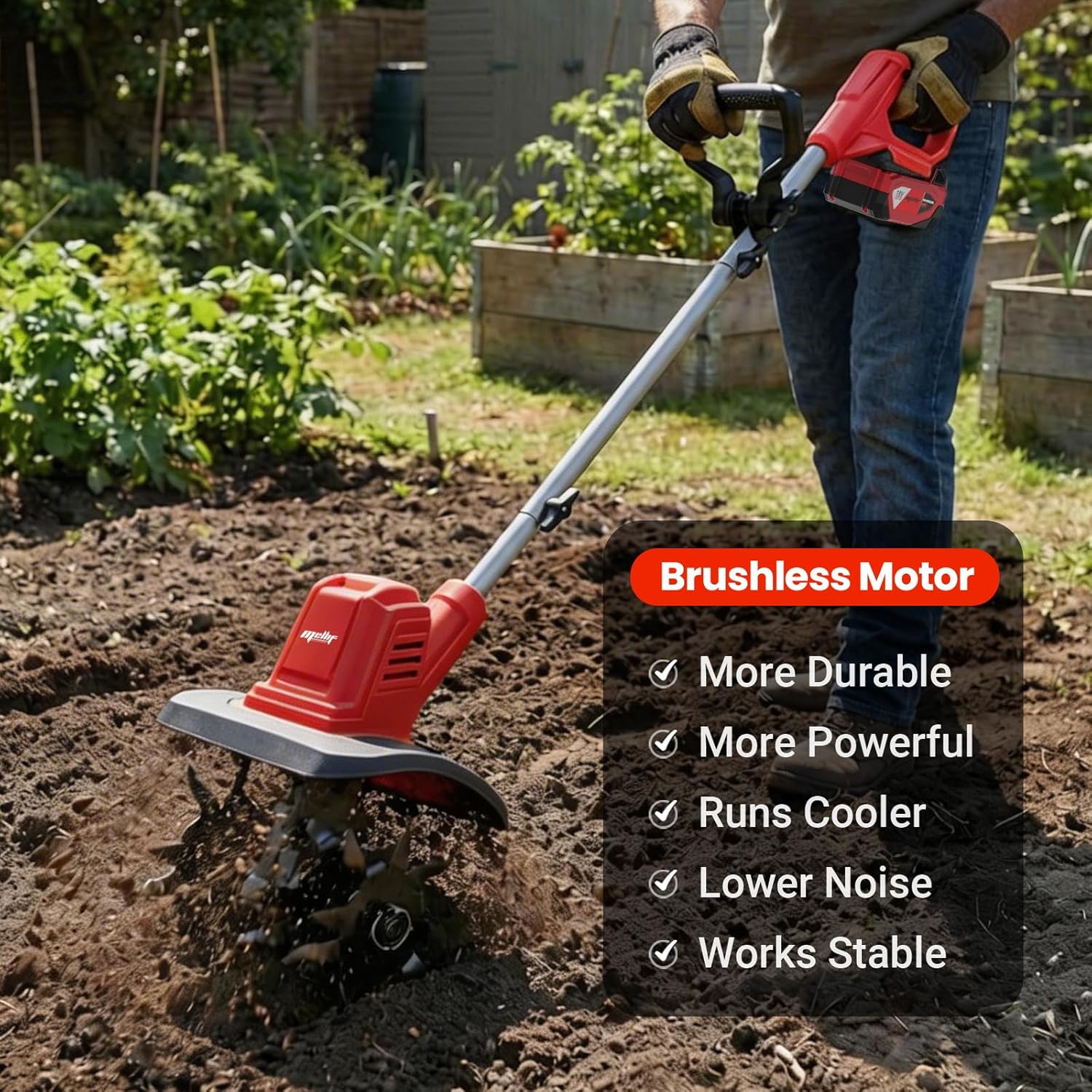 Mellif MFWRTL02 18V Garden Tiller Cultivator