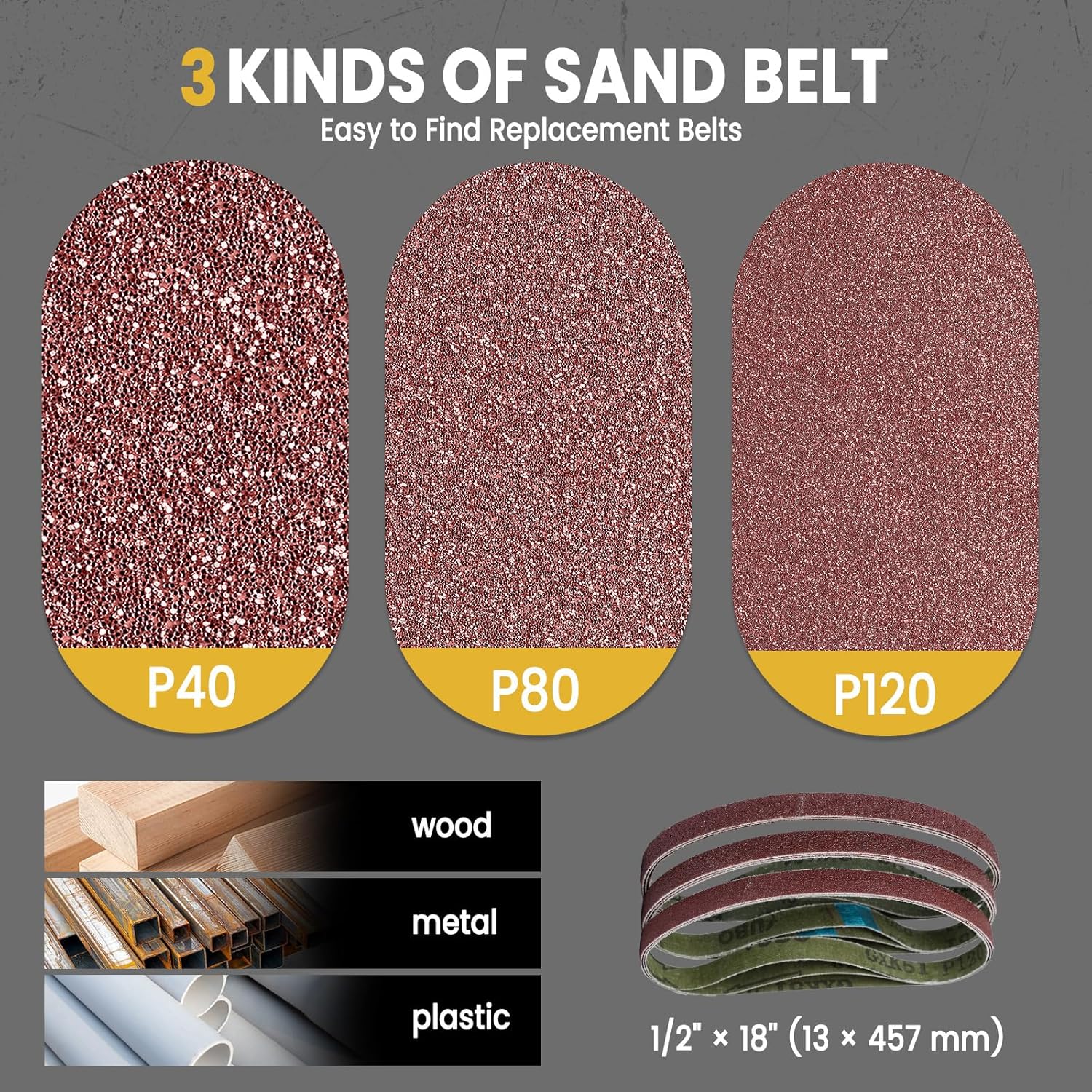 MaxMore Cordless Detail Bandfile Sander