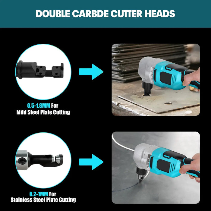Cordless Nibbler Compatible with Makita 18V Battery Mellif Tools