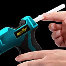 2. Insert the glue gun stick