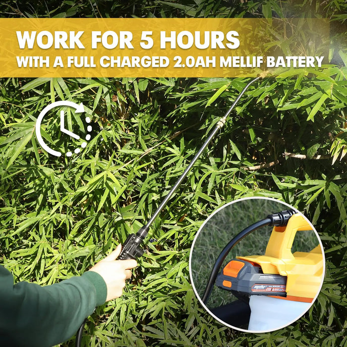 Mellif 1 Gallon Lawn Sprayer Compatible with Dewalt 20V Battery Mellif Tools