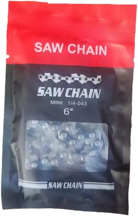 Mellif 2-Pack Chainsaw Chain Replacement for Mellif 6 Inch CS-DCB20 Chainsaw - .050" Gauge, 3/8" LP pitch, 37 Drive Links (2 Chains) Mellif Tools
