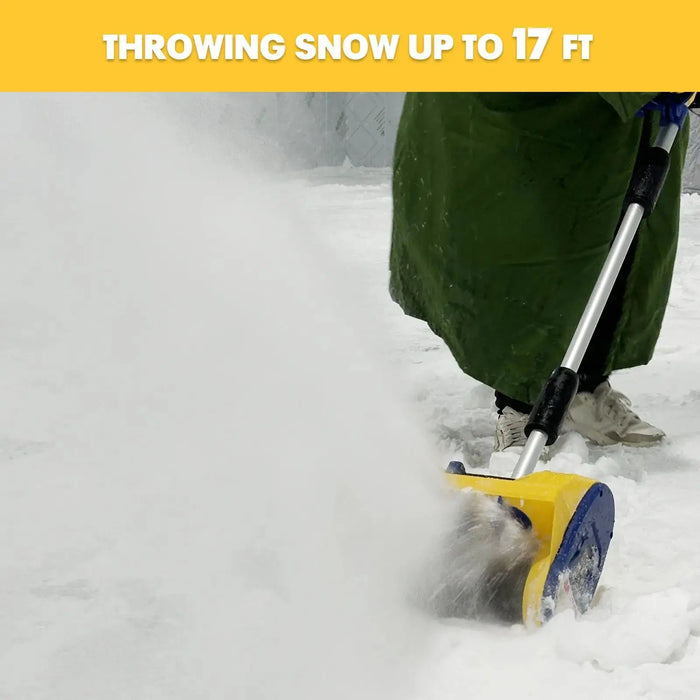Mellif  13.2 Cordless Snow Shovel  20V *2 Battery(Tool Only) Compatible with Dewalt Battery, Brushless Electric Power Snow Thrower, Handheld Snow Blower with 13.2 Mellif Tools