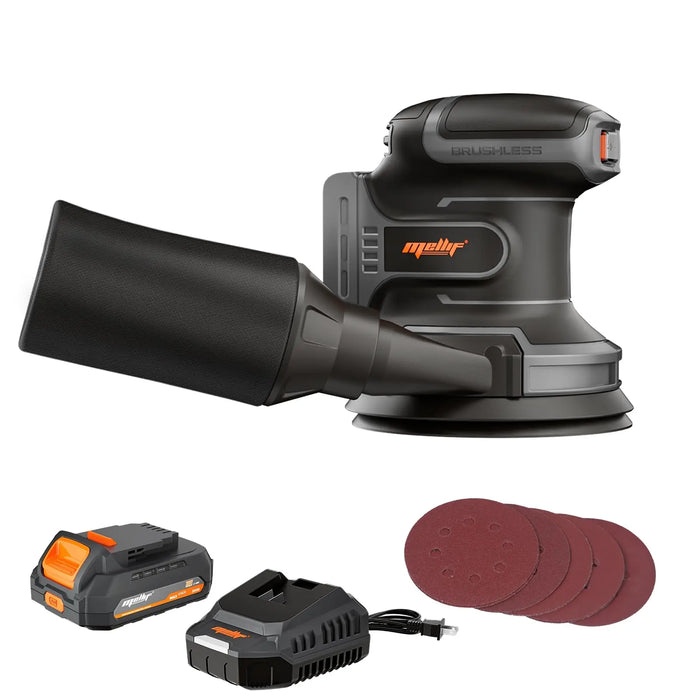 Mellif 5’’ Random Orbit Sander Compatible with DeWalt 20V MAX Battery Mellif Tools