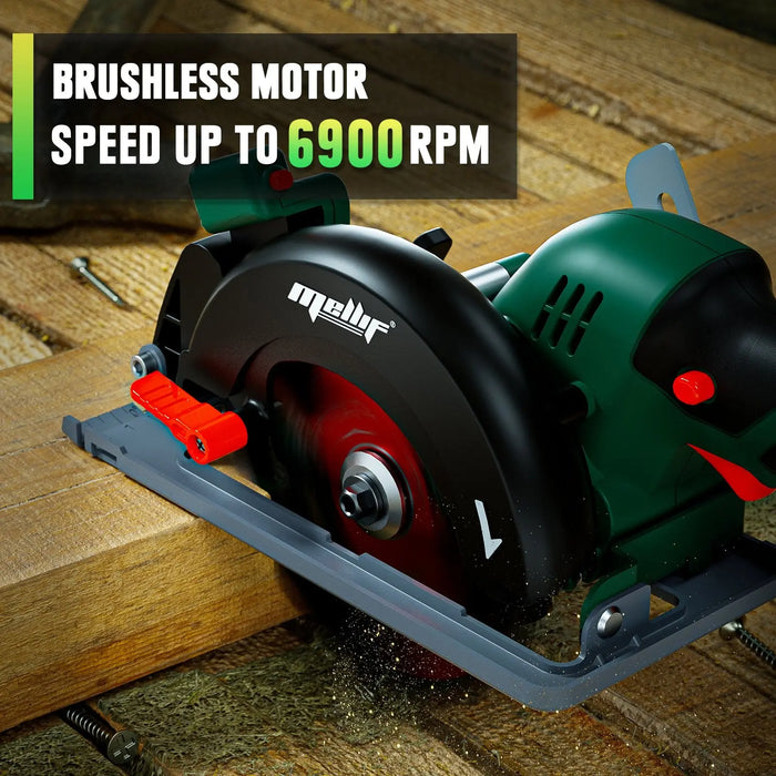 Mellif Circular Saw Cordless compatible with Makita 18V Battery Mellif Tools