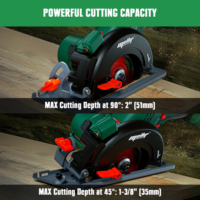 Mellif Circular Saw Cordless compatible with Makita 18V Battery Mellif Tools