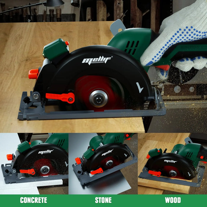 Mellif Circular Saw Cordless compatible with Makita 18V Battery Mellif Tools