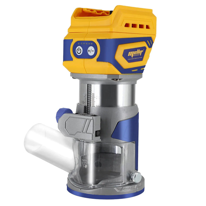 Mellif Compact Router Cordless, Brushless Palm Router Compatible with DEWALT 20V MAX Battery Mellif Tools