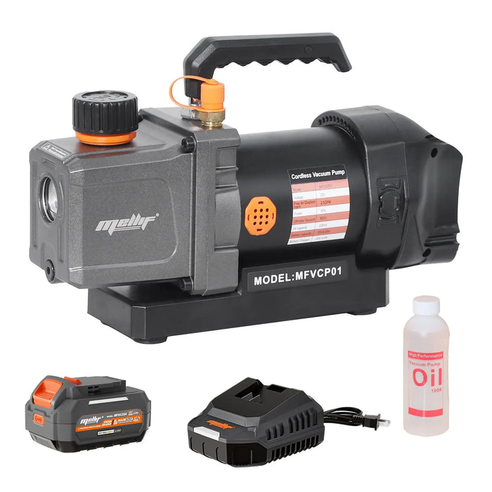 Mellif Cordless 2.5CFM Vacuum Pump Kit Compatible with Dewalt 20V Max Battery Mellif Tools