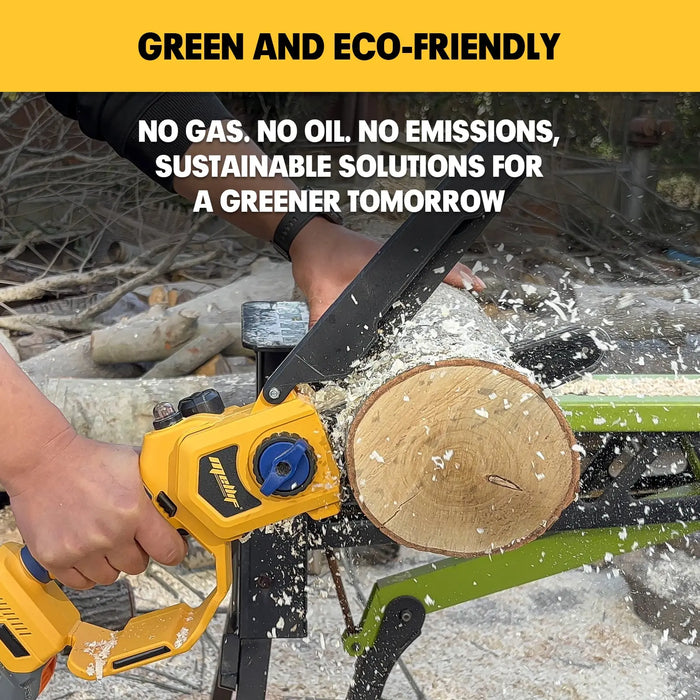 Mellif Cordless 8In Lefty Chainsaw Compatible with Dewalt 20V MAX Battery Mellif Tools