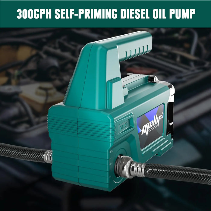 Mellif Cordless Diesel Transfer Pump fuel transfer pump Compatible with Makita 18V Battery Mellif Tools