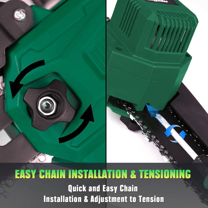 Mellif Cordless Mini Chainsaw 6" Compatible with Makita/Mellif 18V Battery Mellif Tools