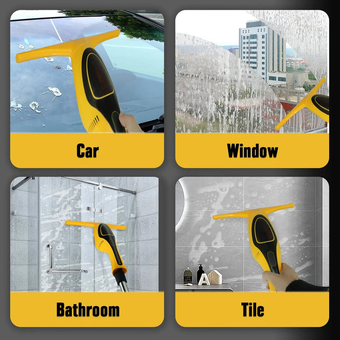 Mellif Cordless Window Vacuum, 3 in 1 Rechargeable Window Squeegee Cleaner