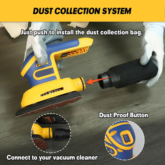 Mellif Detail Sander Compatible with Dewalt/Mellif 18V/20V MAX Battery(Battery Not Included) Mellif Tools