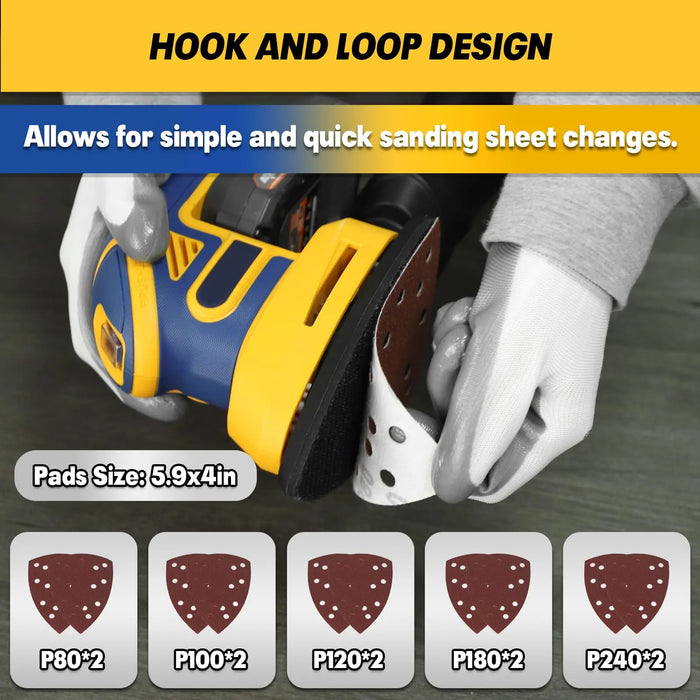 Mellif Detail Sander Compatible with Dewalt/Mellif 18V/20V MAX Battery(Battery Not Included) Mellif Tools
