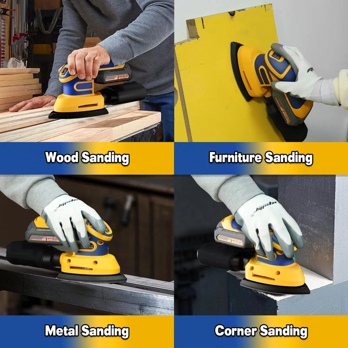 Mellif Detail Sander Compatible with Dewalt/Mellif 18V/20V MAX Battery(Battery Not Included) Mellif Tools